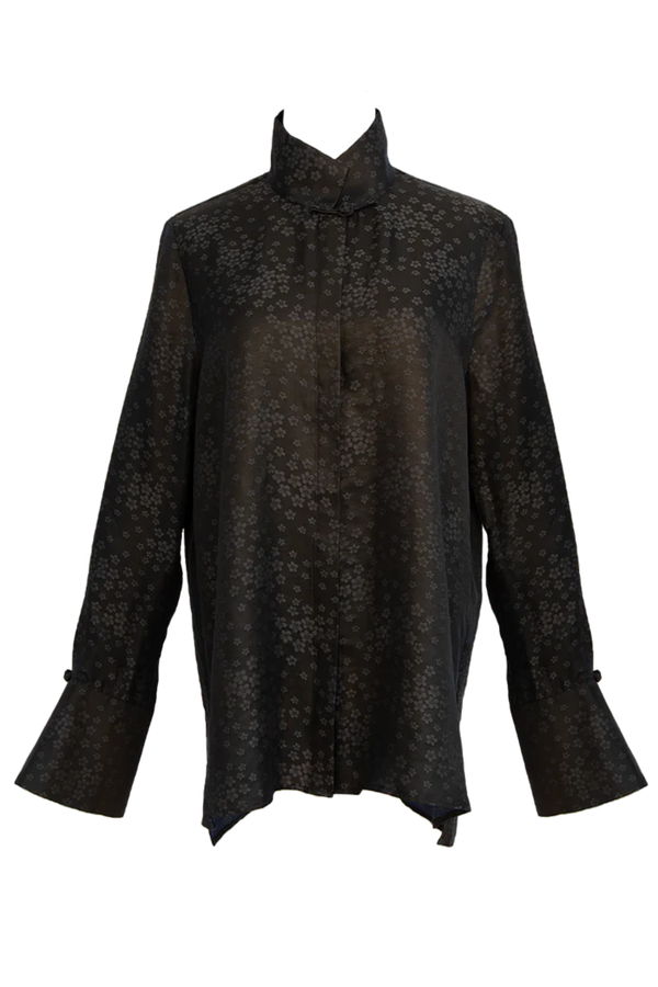 Black Jacquard Shirts