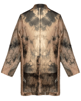 WLIEKAE Womenswear Spring & Summer Ink Printing Sun-Protection Coat | Skin-Friendly Mulberry | Long Sleeve | Xiangyunsha Fabric